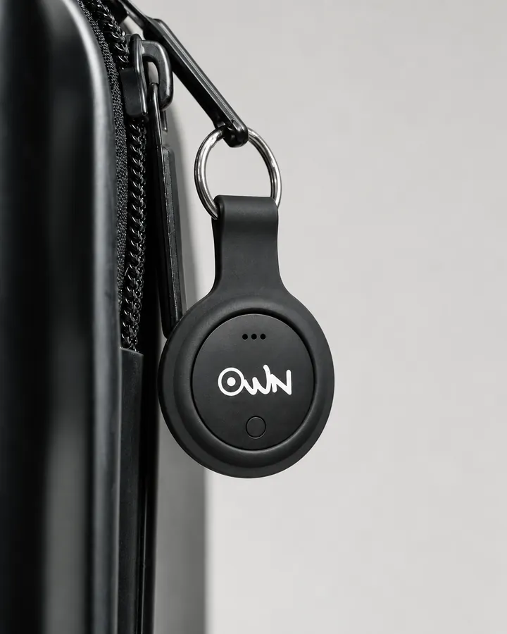 Bag · In its silicone key ring
