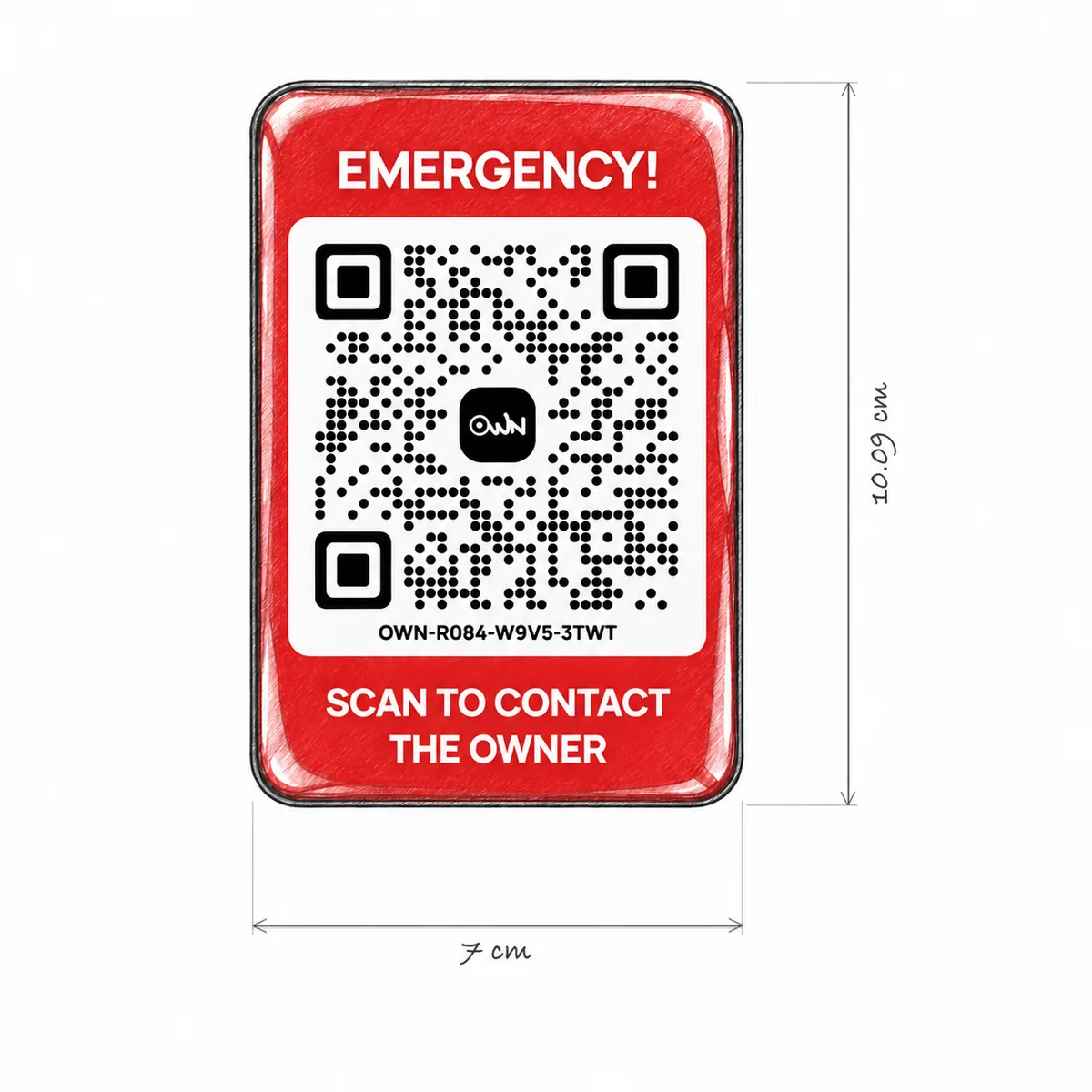 Emergency Car Sticker · 9/9