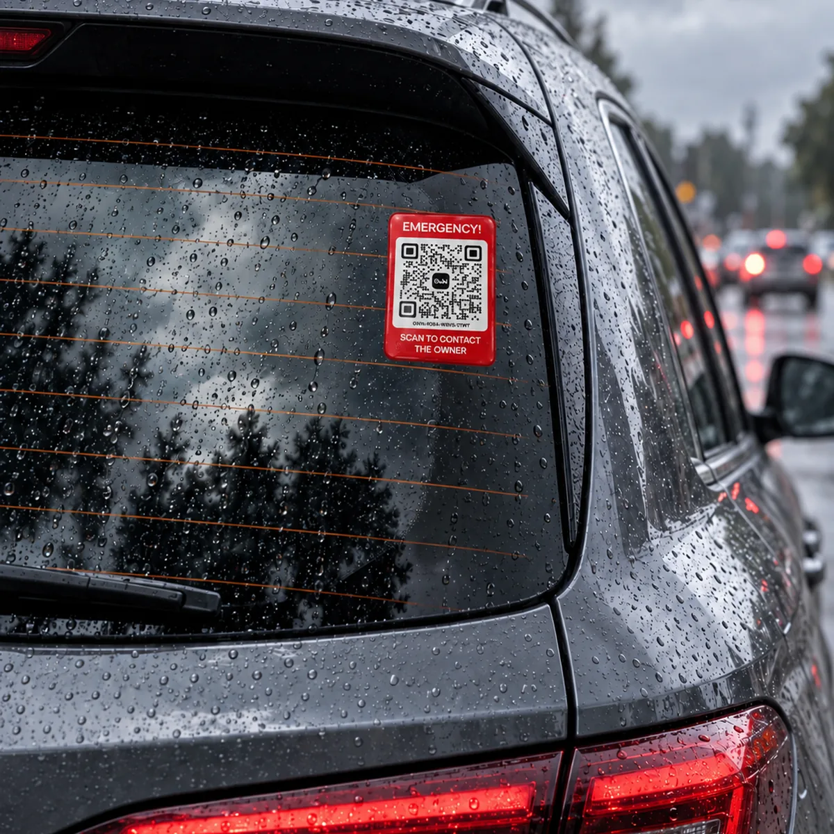 Emergency Car Sticker · 8/9