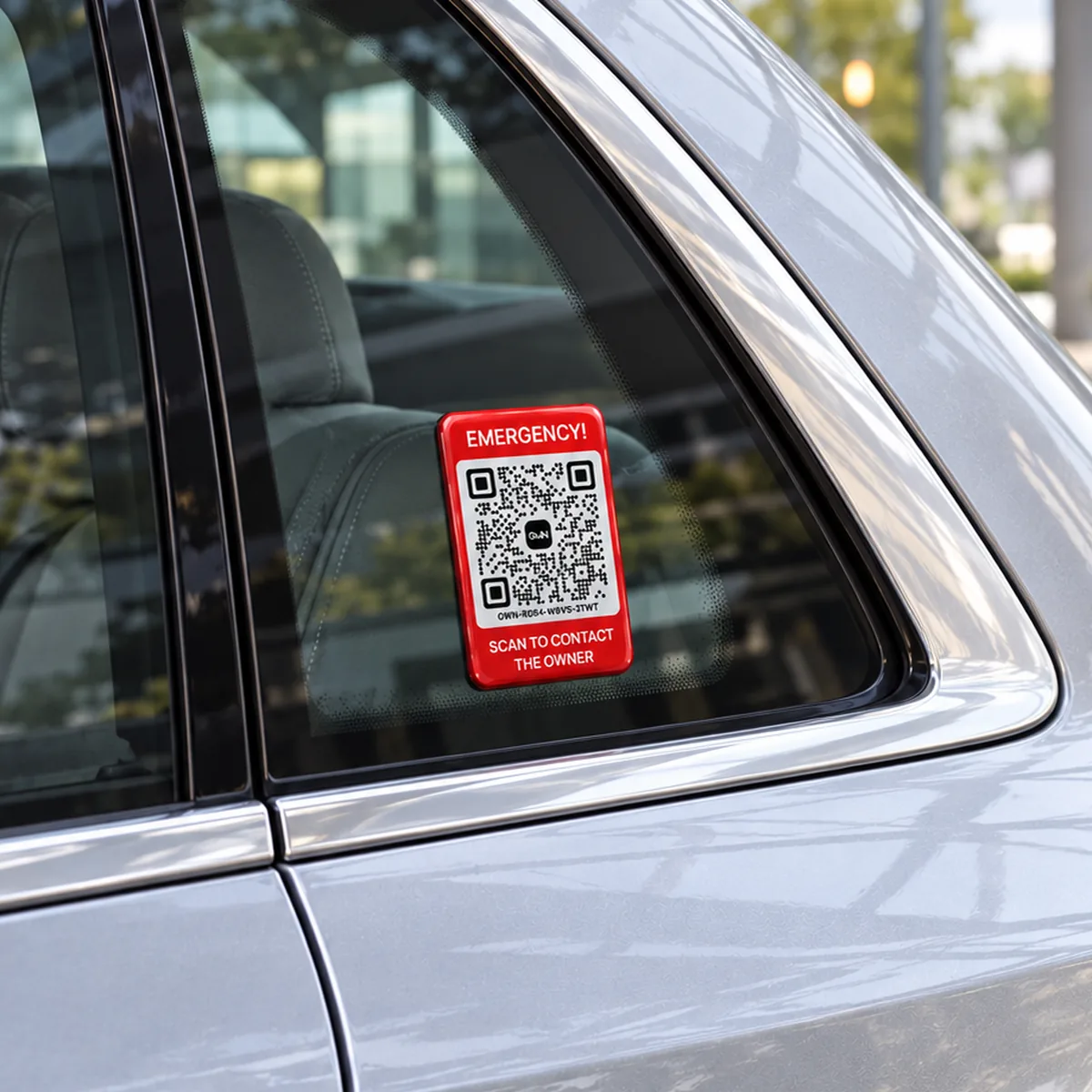 Emergency Car Sticker · 5/9