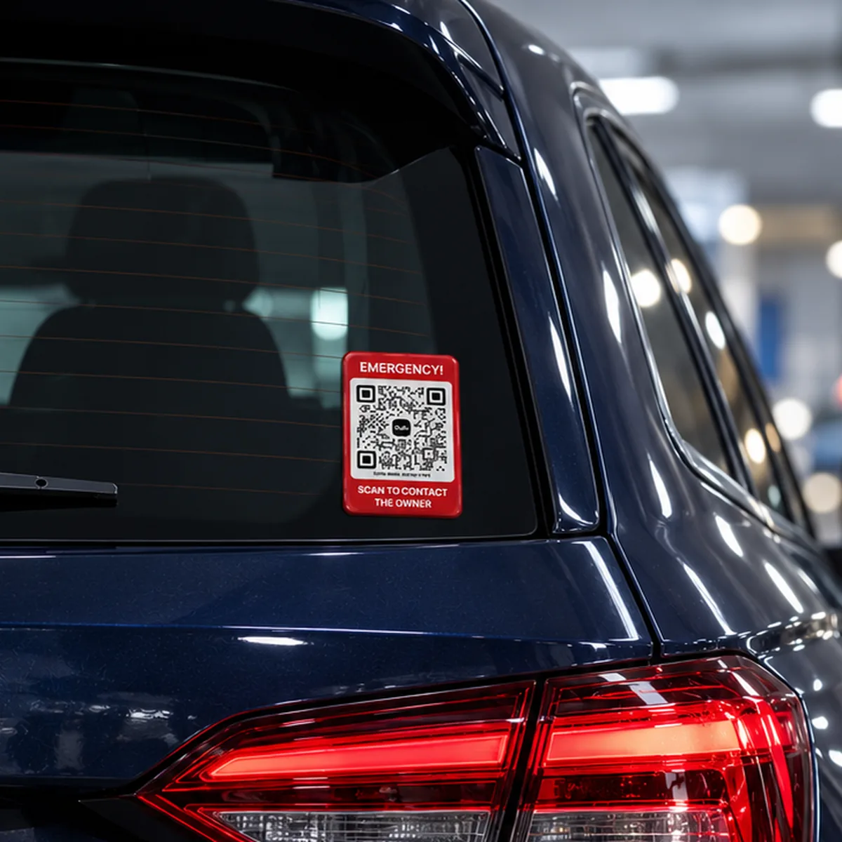 Emergency Car Sticker · 3/9
