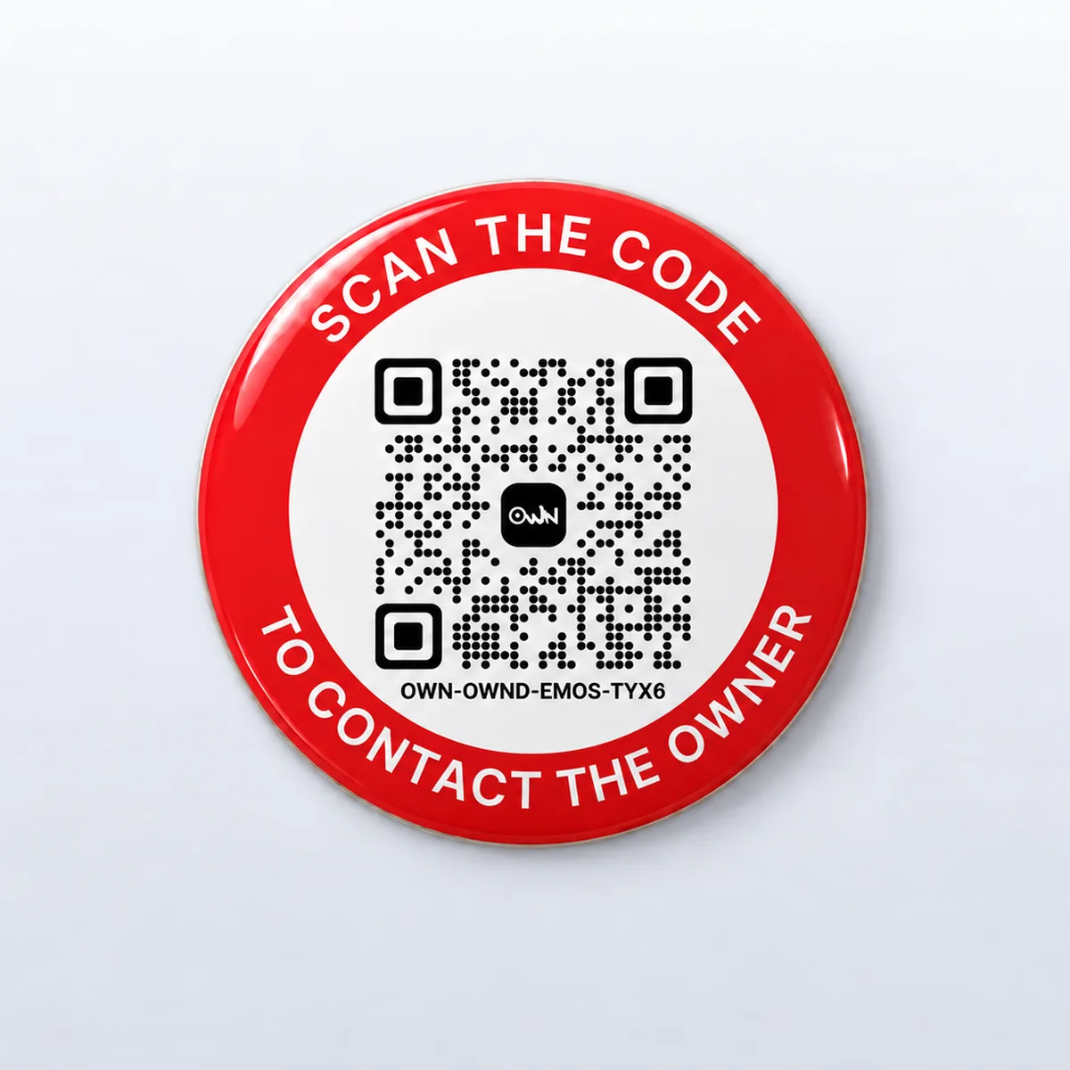 Round QR Stickers · 1/8